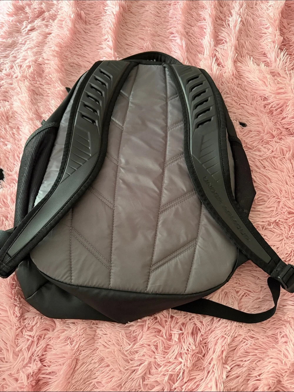 Under Armour Black Backpack with White Logo